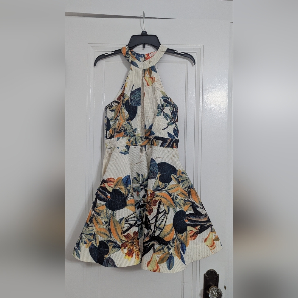 Floral Halter Dress